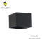 Cube Two-Sided Waterproof LED Outdoor Wall Light, Black Modern Wall Sconce